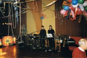 Me and Ross Purves, early 90's