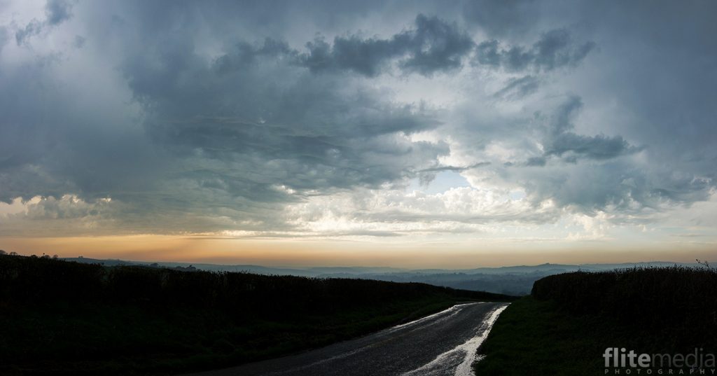 Stromy clouds Panorama